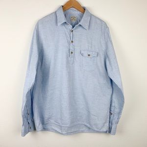 J. Crew Blue Work Shirt